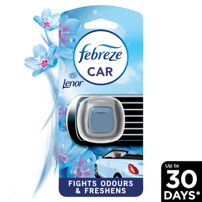 Febreze Car Clip Air Freshener April Fresh Scent 2ml