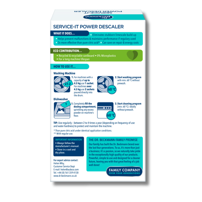 Dr. Beckmann Service-It Power Descaler 2 pk