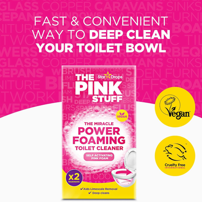 The Pink Stuff Miracle Foaming Toilet Cleaner 3x100g