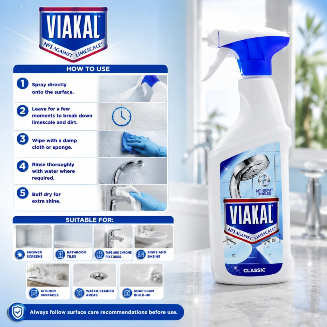 Viakal Classic Limescale Remover Spray 500ml