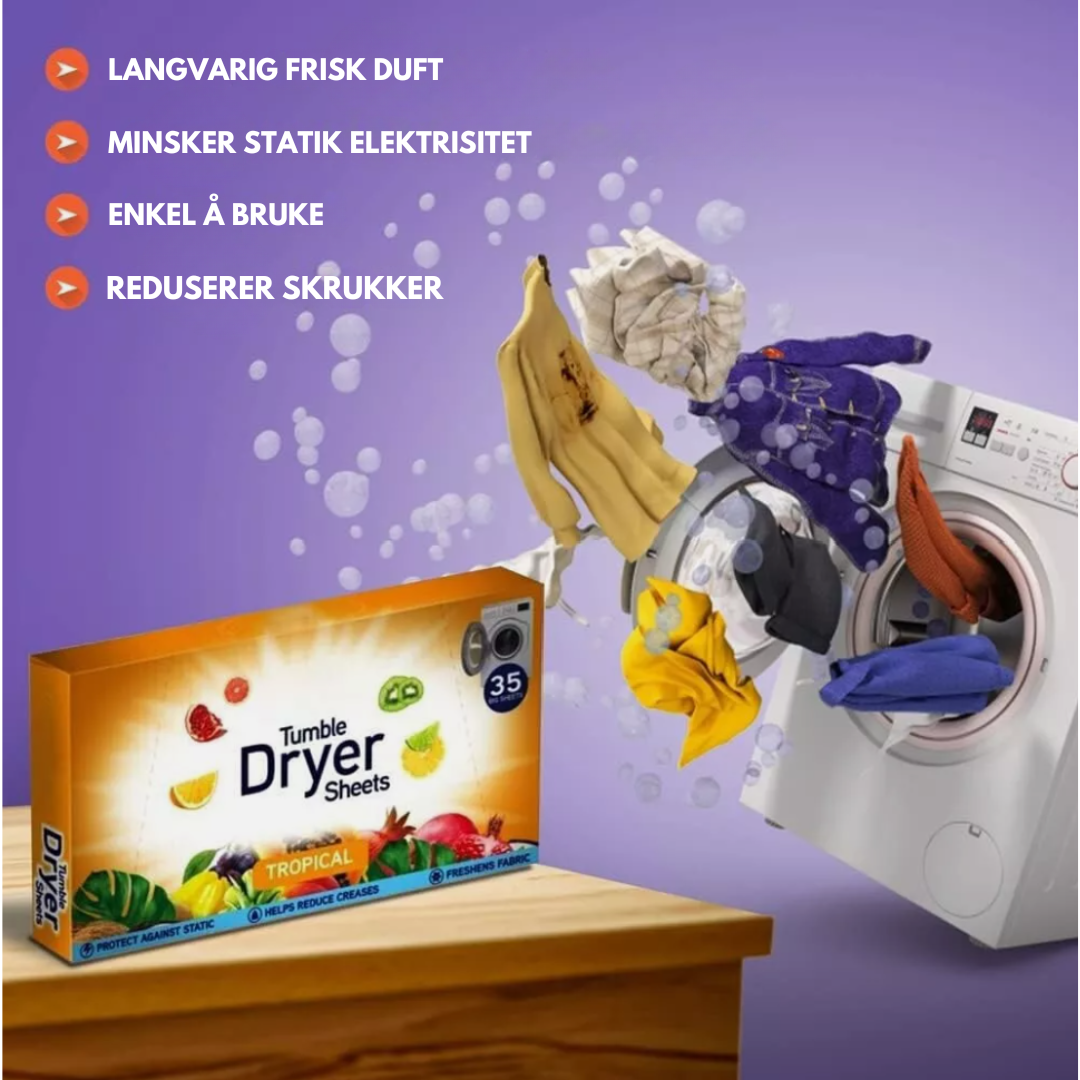 Swirl Tumble Dryer Sheets Tropical 35pk