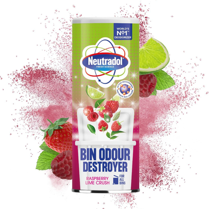 Neutradol Dustbin Odour Destroyer Raspberry & Lime Crush 350g