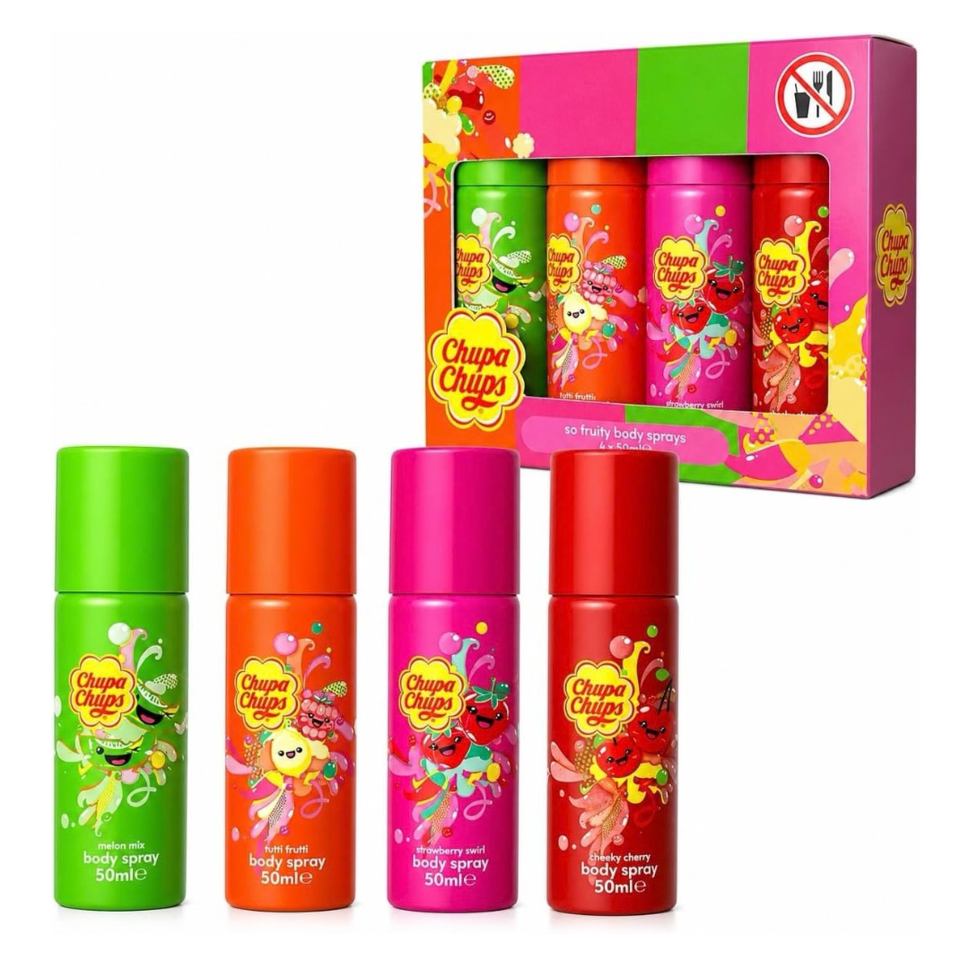 Chupa Chups Deodorant Body Spray Gift Set 4x50ml