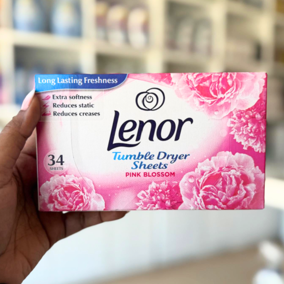 Lenor Dryer Sheets Pink Blossom 34pk