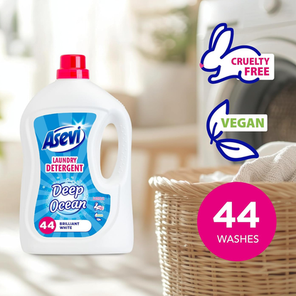 Asevi Brilliant White Laundry Detergent Deep Ocean 44w 2376ml