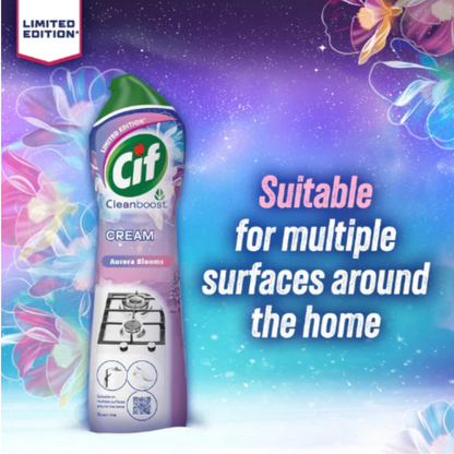 Cif Cleanboost Aurora Blooms Cream Cleaner – Limited Edition 500ml