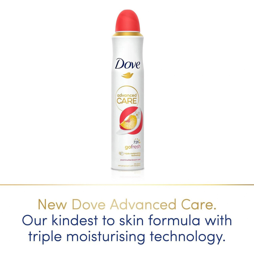 Dove Advanced Care Anti-Perspirant Peach Spray 150ml