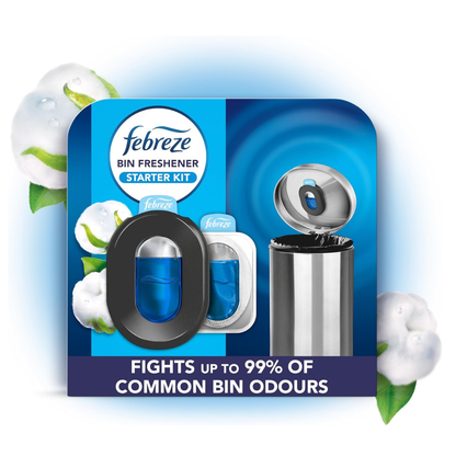 Febreze Bin Freshener Starter Kit Cotton Fresh