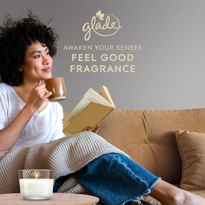 Glade Fragranced Candle Pure Clean Linen 224g