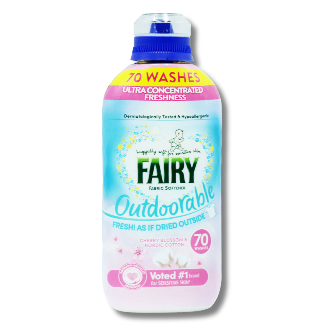 Fairy Outdoorable Fabric Softener Cherry Blossom & Nordic Cotton 70w 980ml