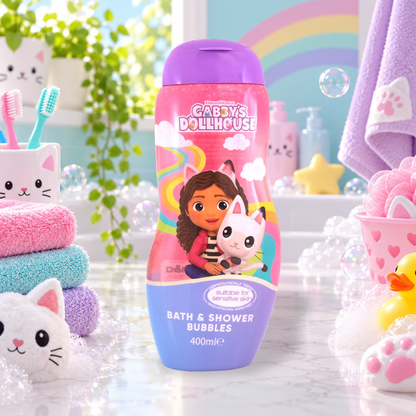 Gabby's Dollhouse Bath & Shower Bubbles 400ml