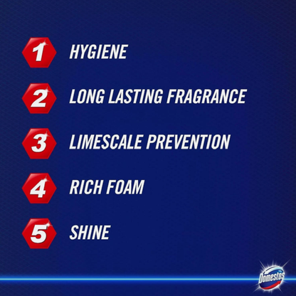 Domestos Power 5 Toilet Rim Block Pink Magnolia 55g