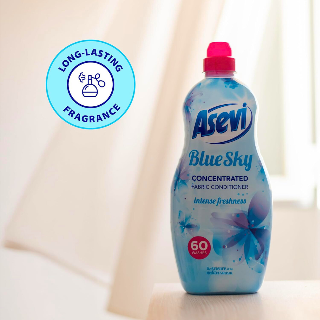 Asevi 60w 1380ml Fabric Conditioner Blue Sky