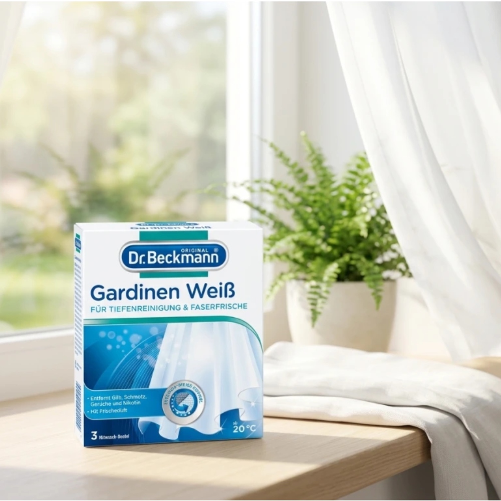 Dr. Beckmann Gardinen Weiss Gardinbleking 3 x 40g