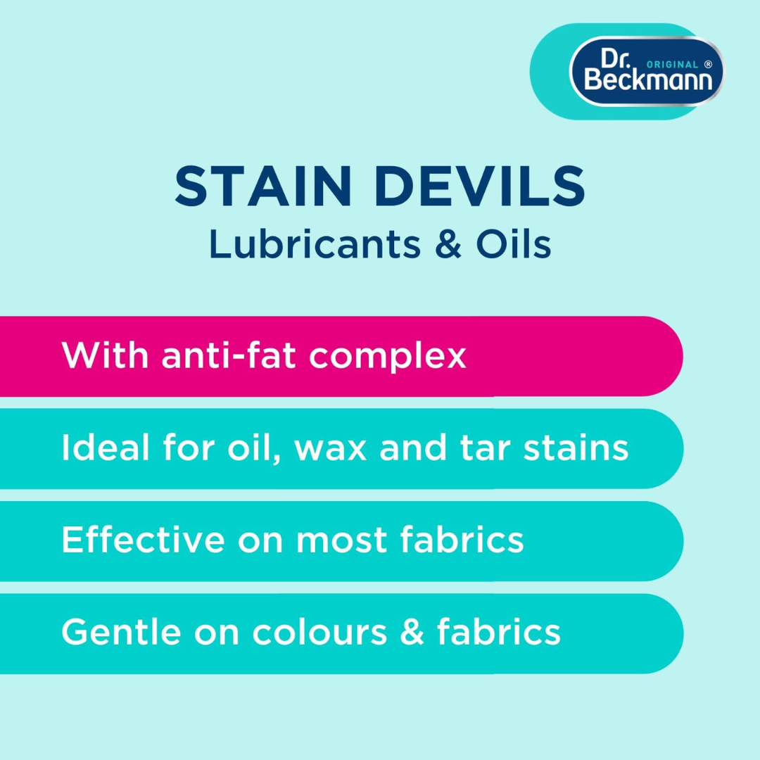 Dr. Beckmann Stain Devils Lubricants & Oils 50ml