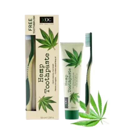 XOC Hemp Toothpaste + Toothbrush 100ml