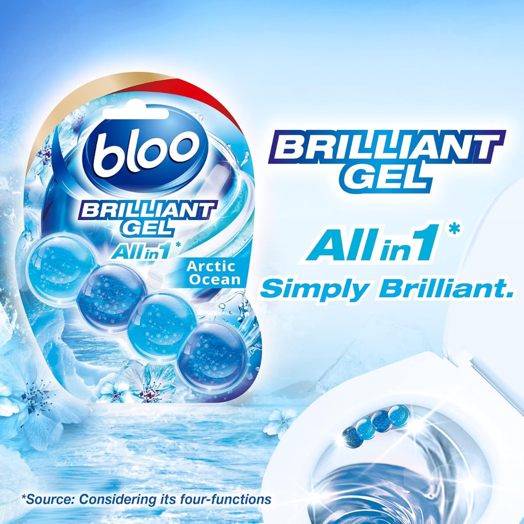 Bloo Brilliant Gel Toilet Rens Arctic Ocean 42g