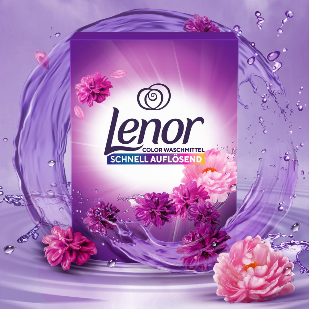 Lenor Amethyst Blütentraum Color Vaskepulver 900g 18w