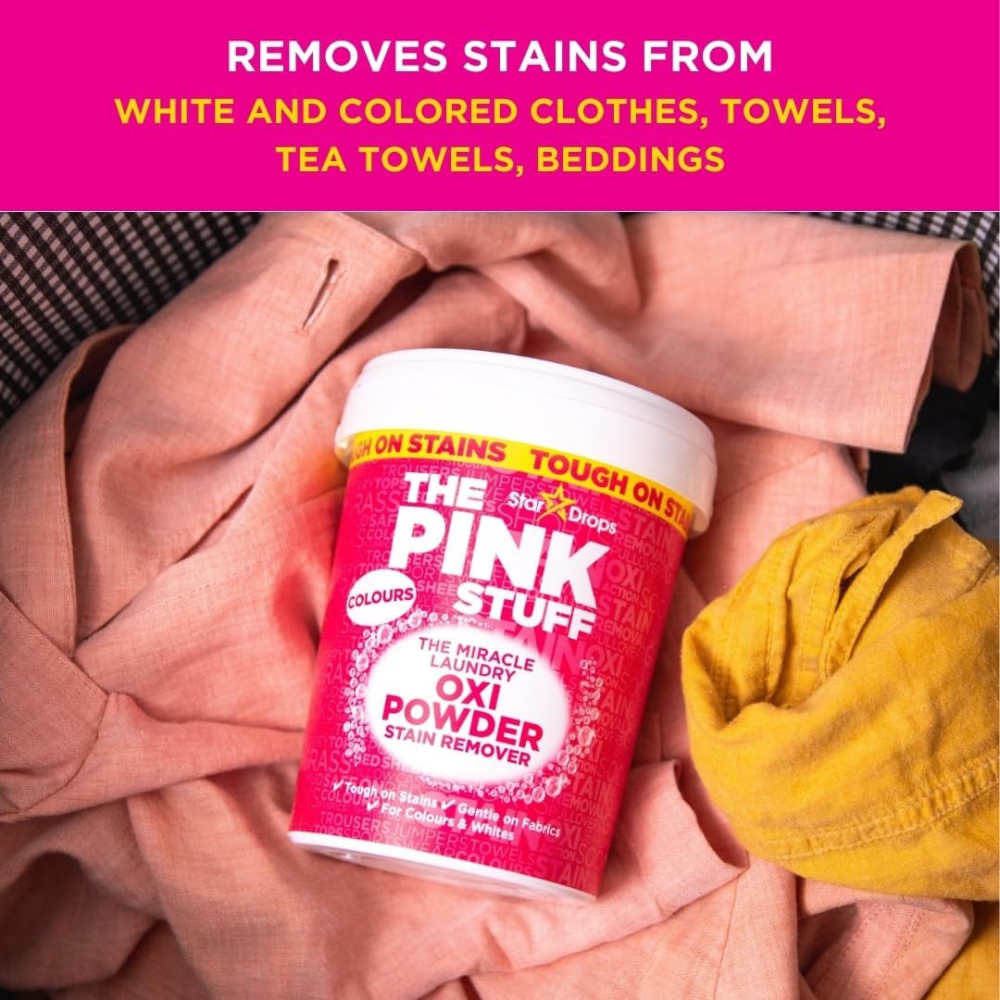 The Pink Stuff Oxy Laundry Powder Colour 1kg