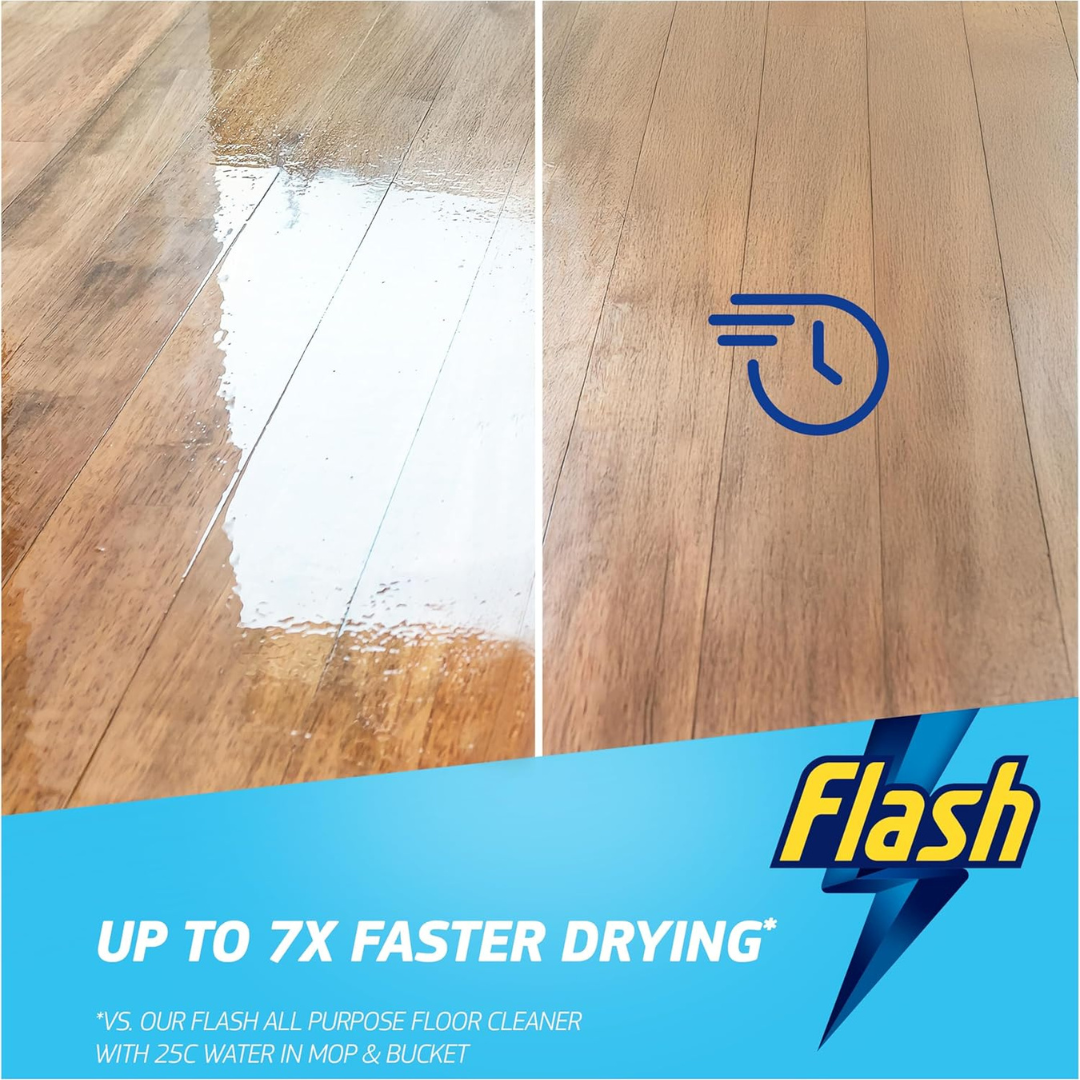 Flash Direct To Floor Fresh Lemon Zest 800ml