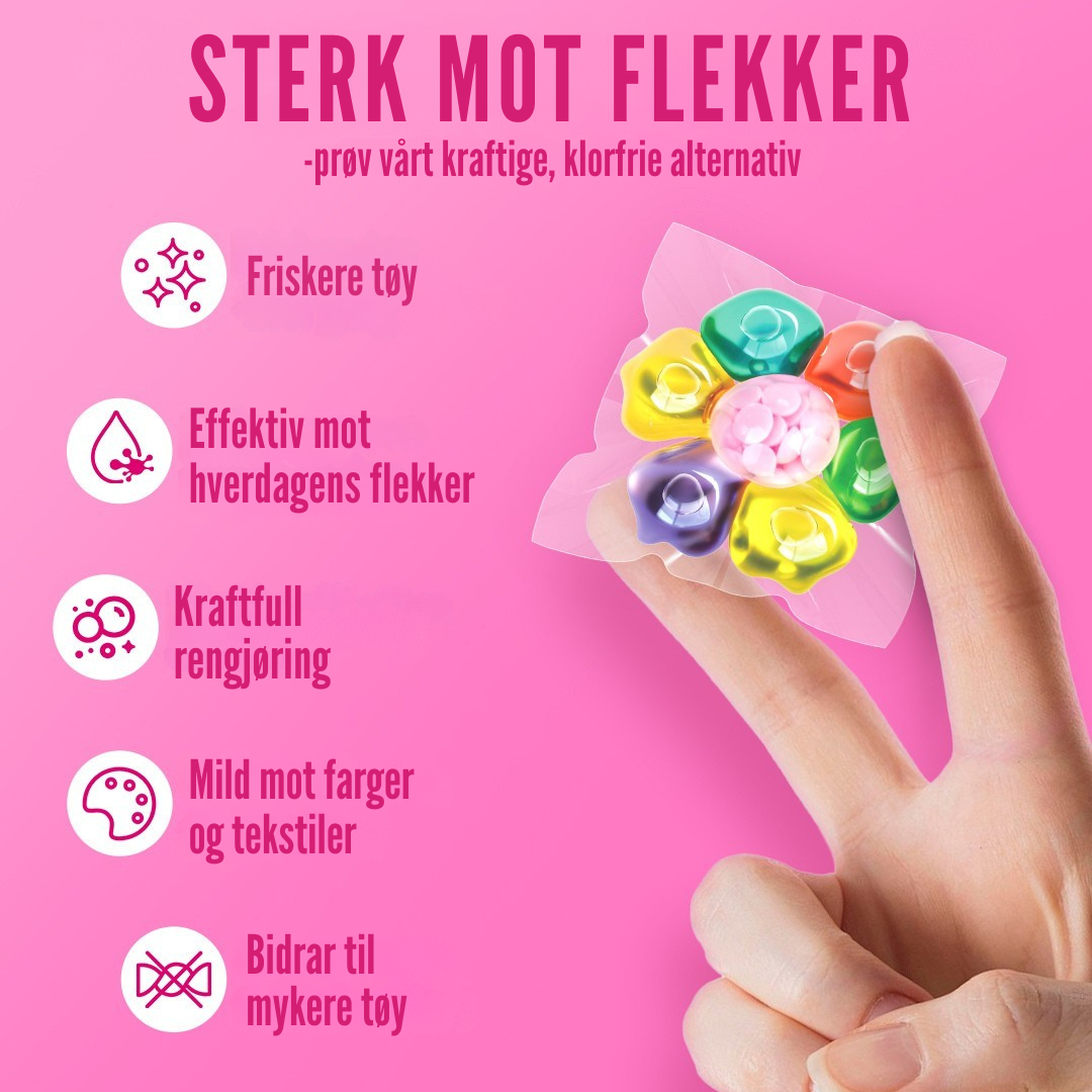 Flekkfritt 7 i 1 Vaskemiddel Pods Floral Spectrum 40 stk