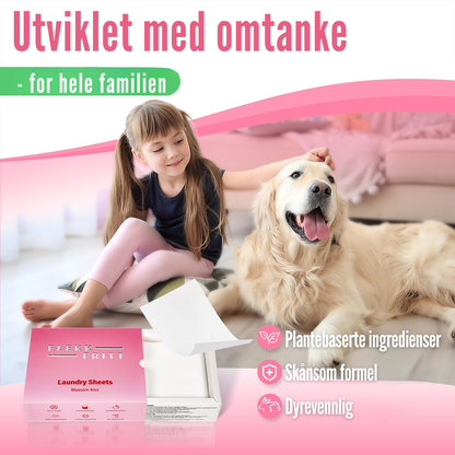 Flekkfritt Tøyvaskeark Blossom Kiss 50 ark <100 vask