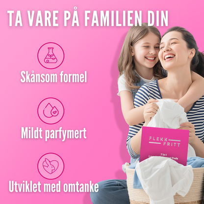 Flekkfritt 7 i 1 Vaskemiddel Pods Floral Spectrum 40 stk