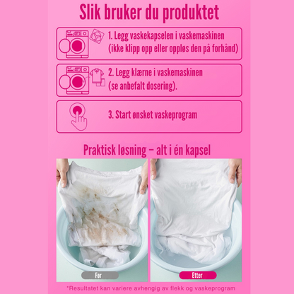 Flekkfritt 7 i 1 Vaskemiddel Pods Floral Spectrum 40 stk