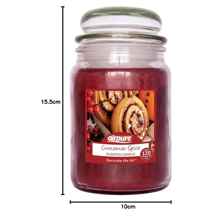 Airpure Jar Candle Cinnamon Spice 510g
