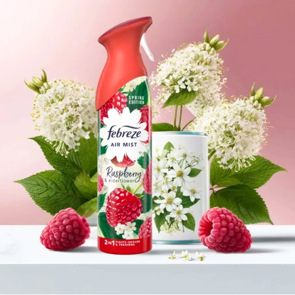 Febreze Air Mist Raspberry & Elderflower 185ml