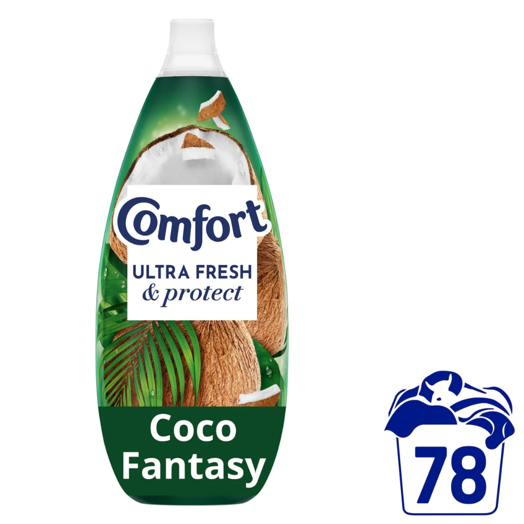Comfort Ultra Fresh & Protect Coco Fantasy Fabric Conditioner 1.17L 78w