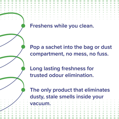 Neutradol Vac Sac Super Fresh Vacuum Deodorizer 3pk