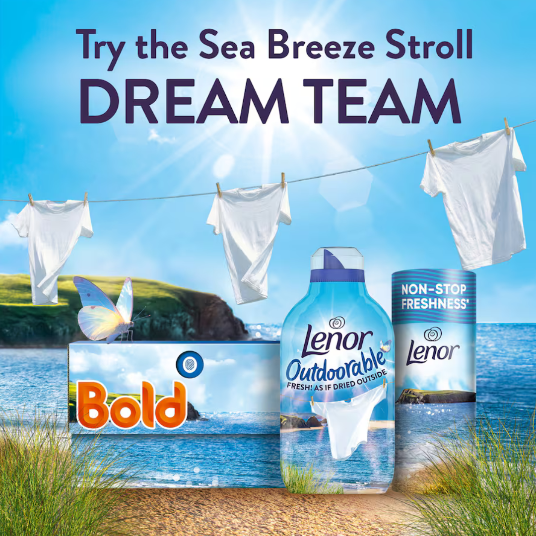 Lenor Tøymykner Outdoorable Sea Breeze Stroll 45w 630ml