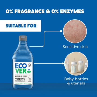 Ecover Zero% Sensitive Washing-Up Liquid 450ml