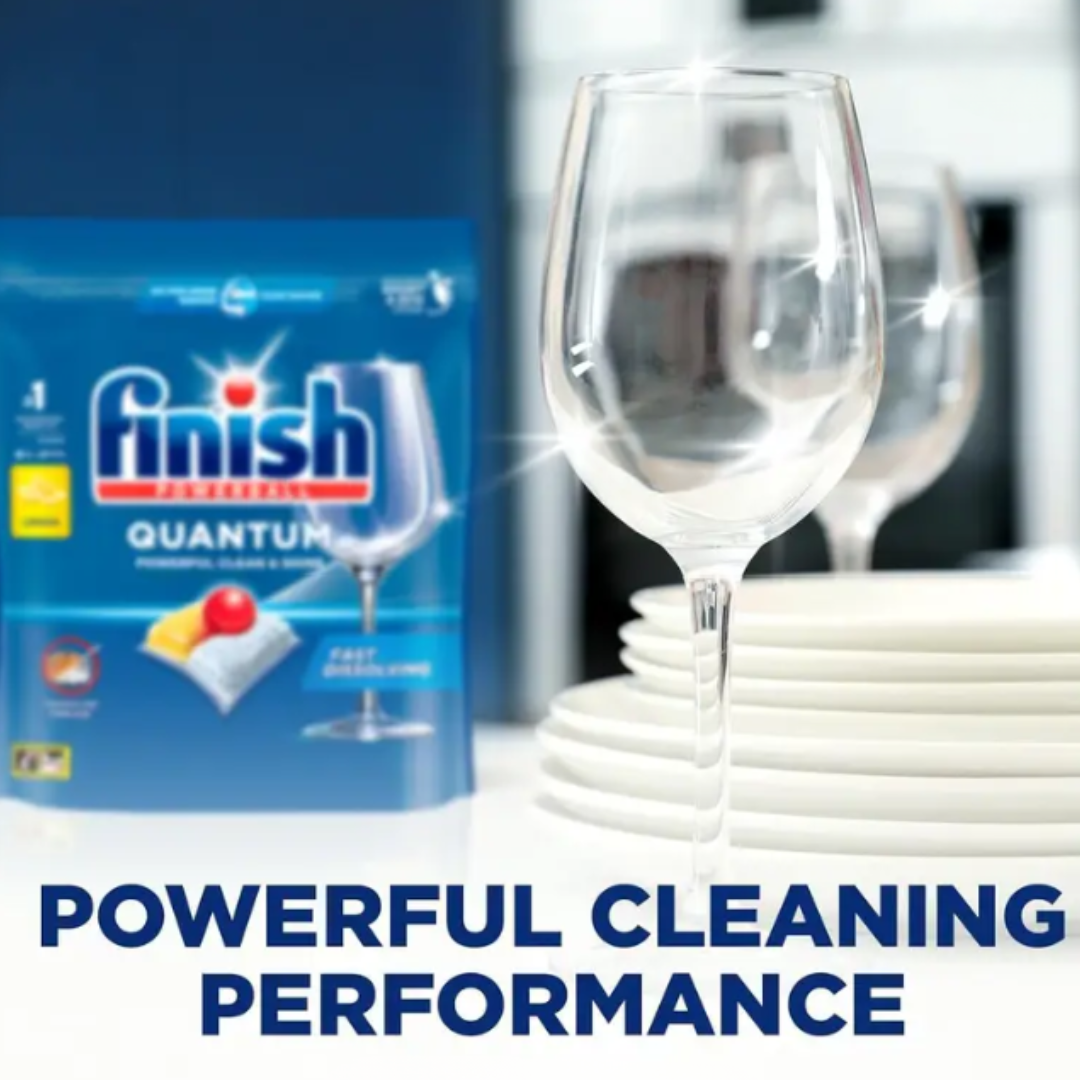 Finish Powerball Quantum Dishwasher Capsules Lemon 100pk