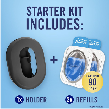 Febreze Bin Freshener Starter Kit Cotton Fresh