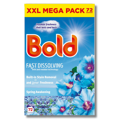 Bold Laundry Powder m/Lenor Spring Awakening 72w 3.6kg
