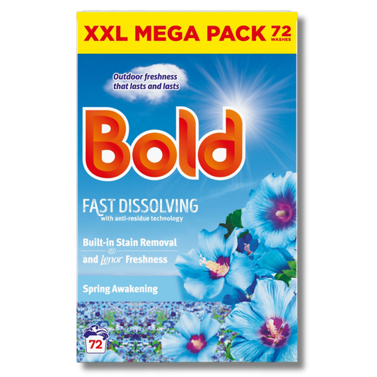 Bold Laundry Powder m/Lenor Spring Awakening 72w 3.6kg