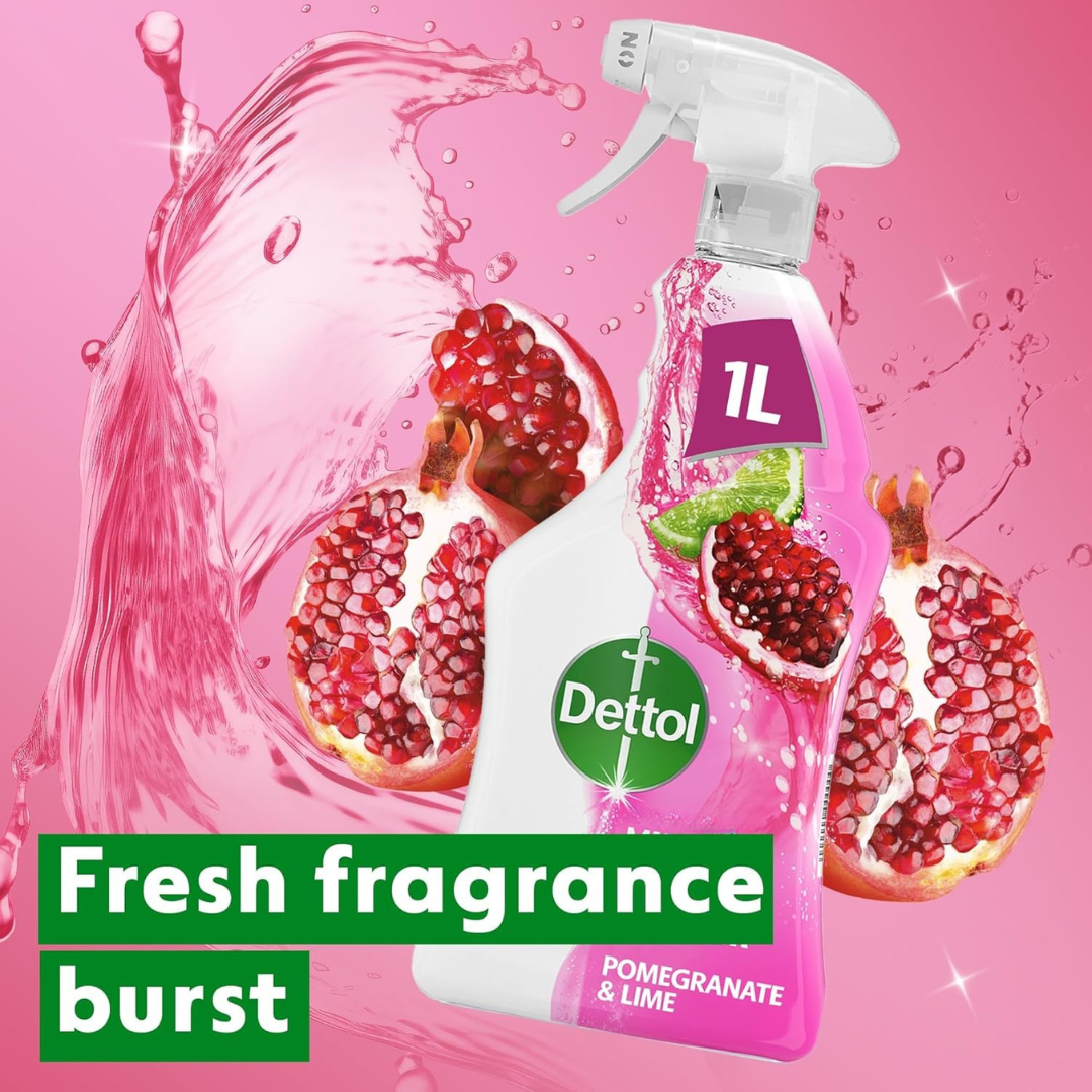Dettol Multipurpose Cleaner Pomegranate & Lime Splash 1L
