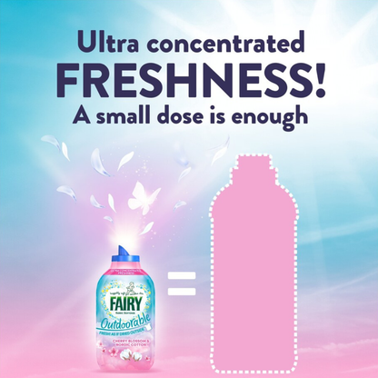 Fairy Outdoorable Fabric Softener Cherry Blossom & Nordic Cotton 70w 980ml