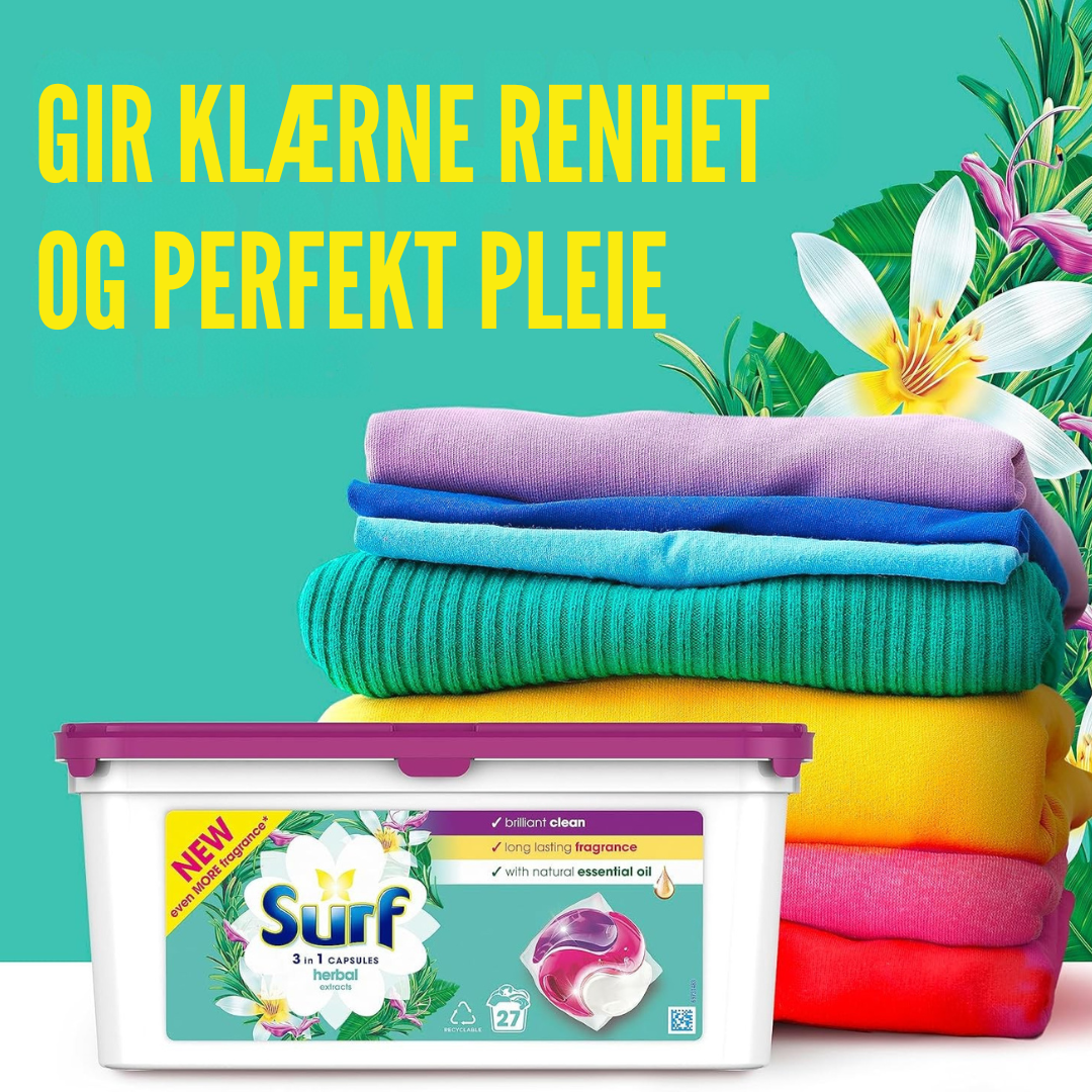 Surf 3-i-1 Capsules Herbal Extracts 27w