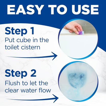 Bloo 3in1 Toilet Cistern Blocks Flower 2x50g