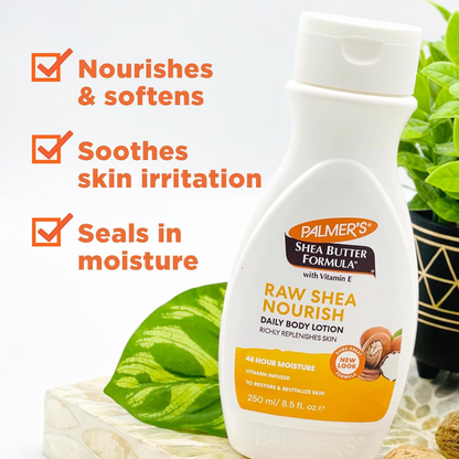 Palmer’s Shea Butter Formula Raw Shea Nourish Daily Body Lotion 250ml