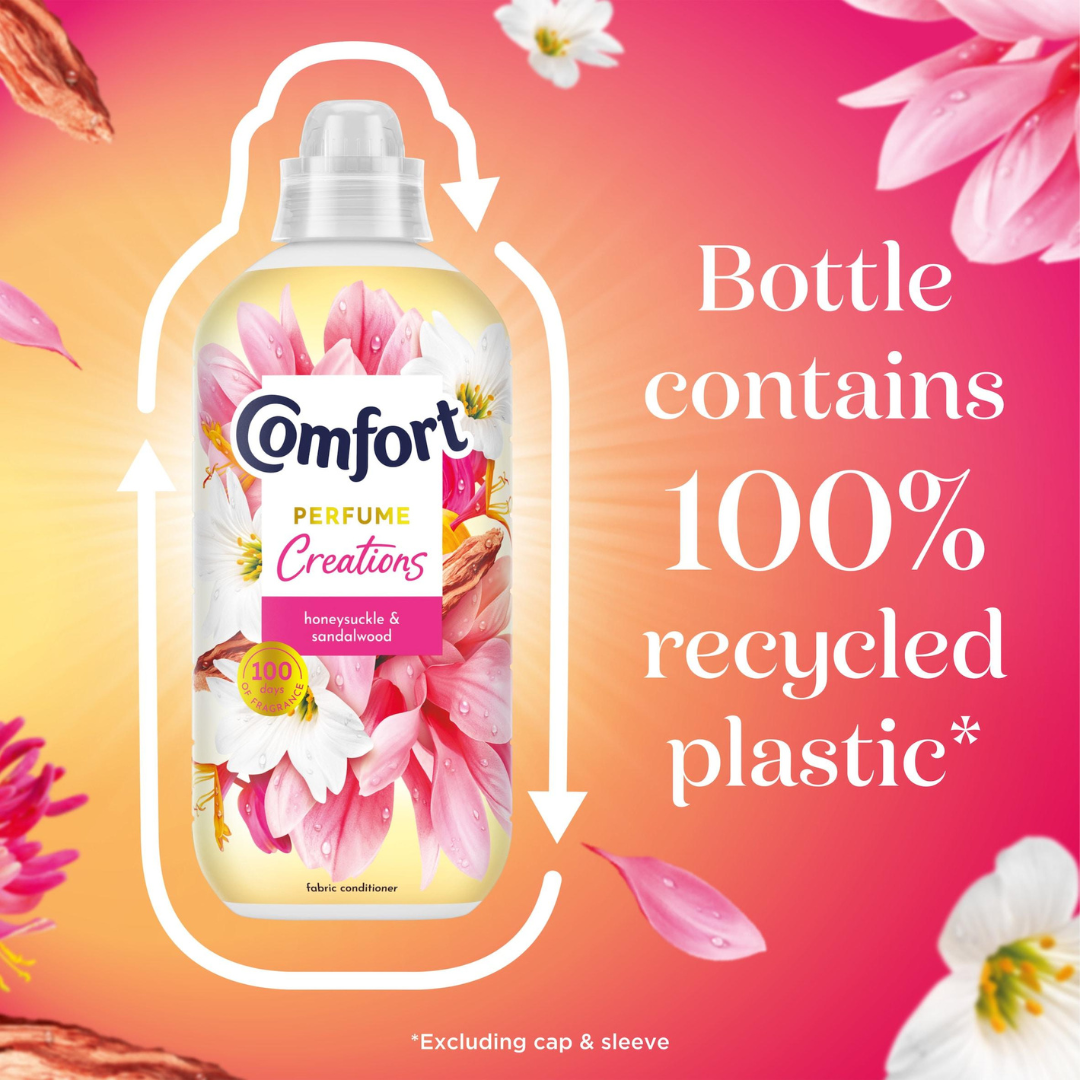 Comfort Honeysuckle & Sandalwood Fabric Conditioner 26w 780ml