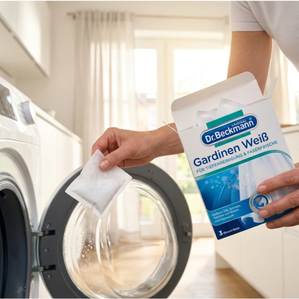 Dr. Beckmann Gardinen Weiss Gardinbleking 3 x 40g