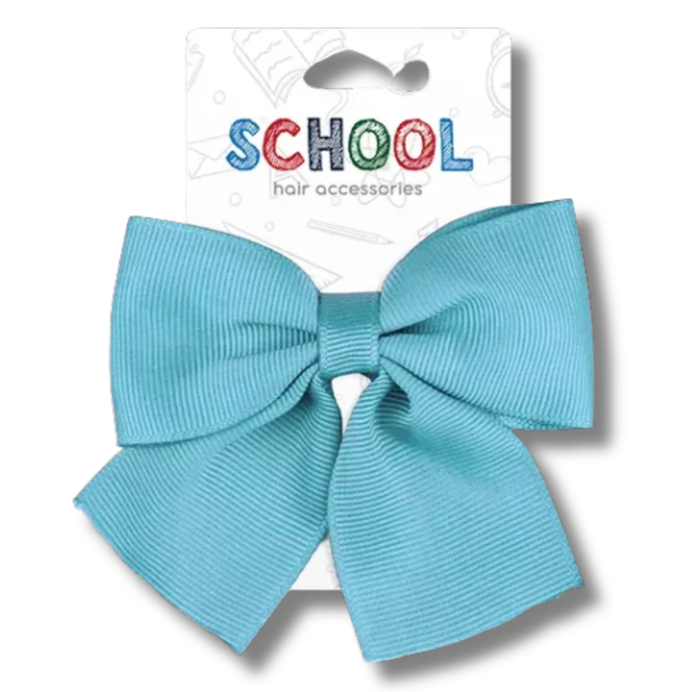 School Hair Accessories Hårsløyfe Med Klips Div.Farger
