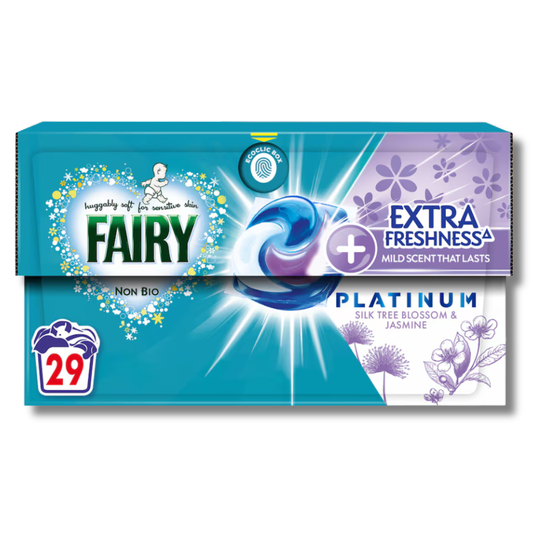 Fairy Non Bio Platinum Pods Silk Tree Blossom & Jasmine 29w