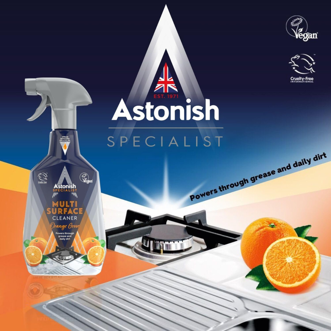 Astonish Surface Cleanser Spray Orange Grove 750ml