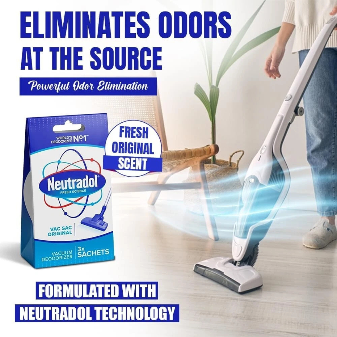 Neutradol Vac Sac Original Vacuum Deodorizer 3pk
