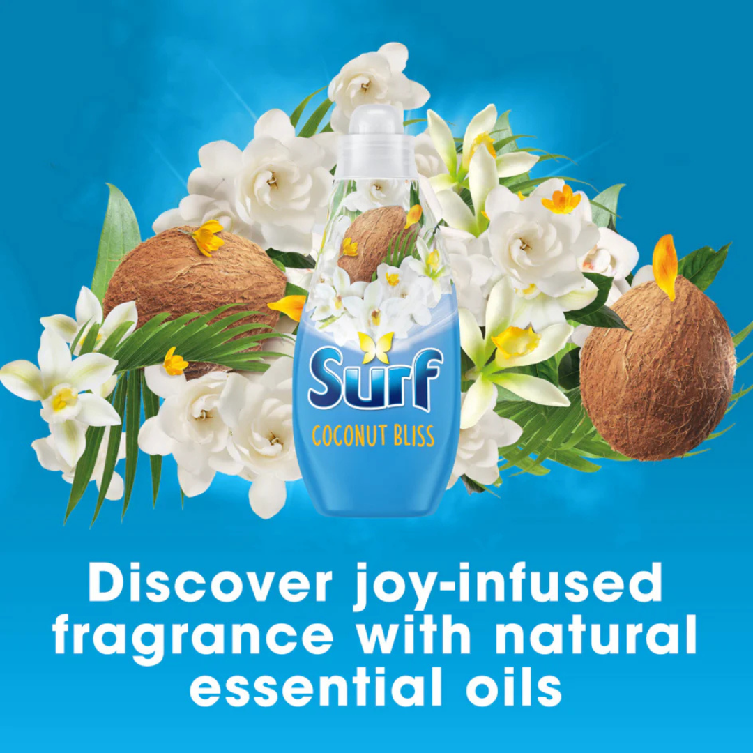 Surf Concentrated Liquid Detergent Coconut Bliss 24w 648ml